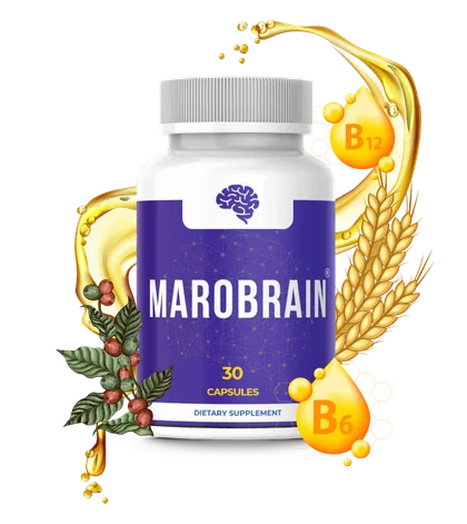 Marobrain supplement bottle, 30 capsules